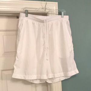 Adidas athletic shorts. Men’s white size Large